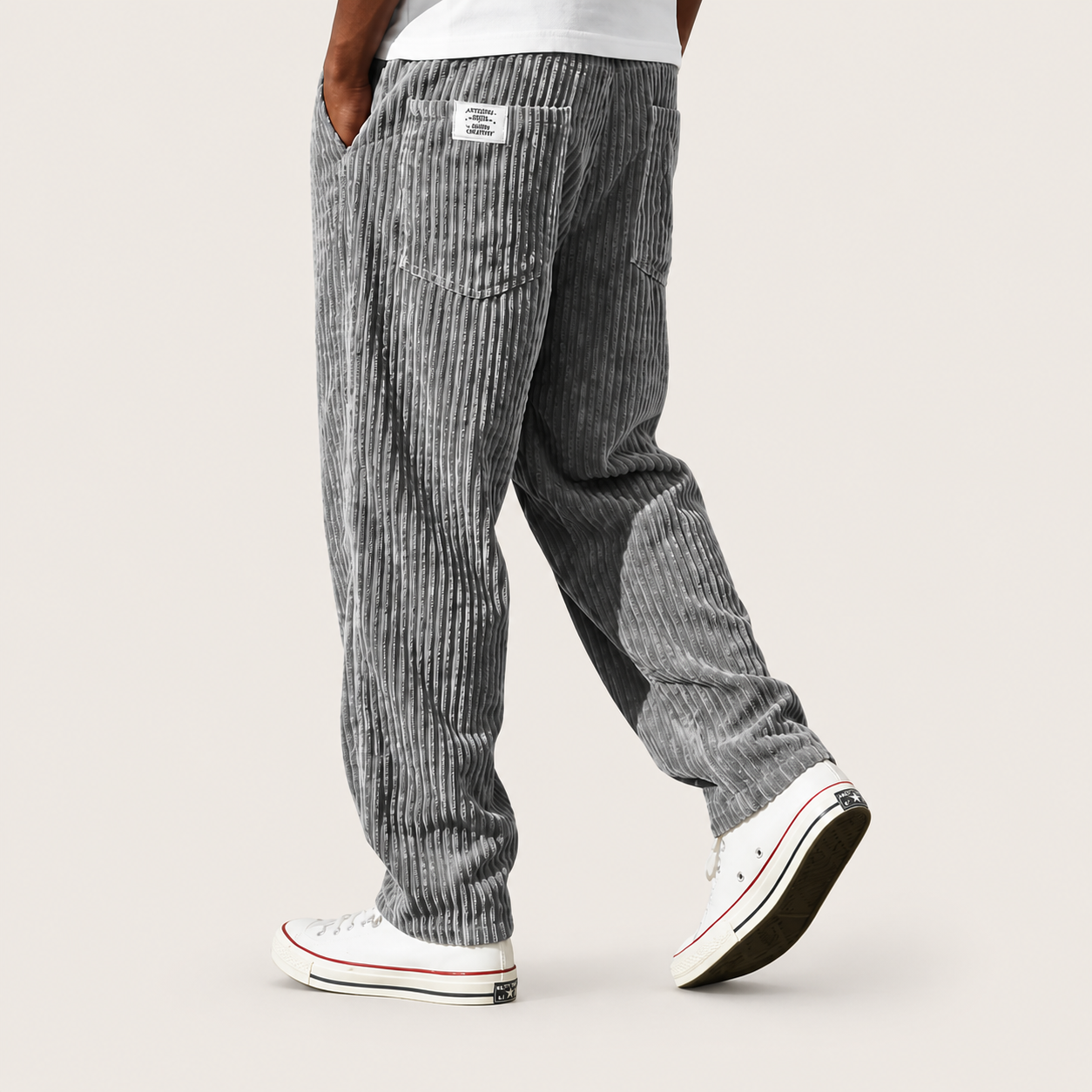 Pantalón de pana para caballero - Diseño clásico y elegante de otoño