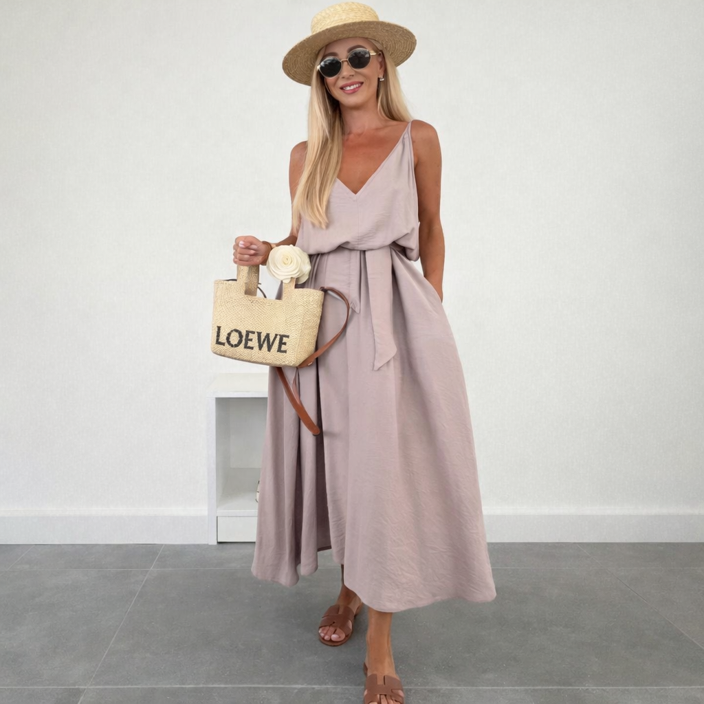 Vestido cómodo y ligero para mujer, elegante y versátil para diario