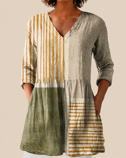 Maeve | Blusa Larga con Estampado Expressivo para Mujer