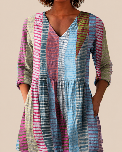 Noa | Blusa Larga con Estampado Expressivo para Mujer