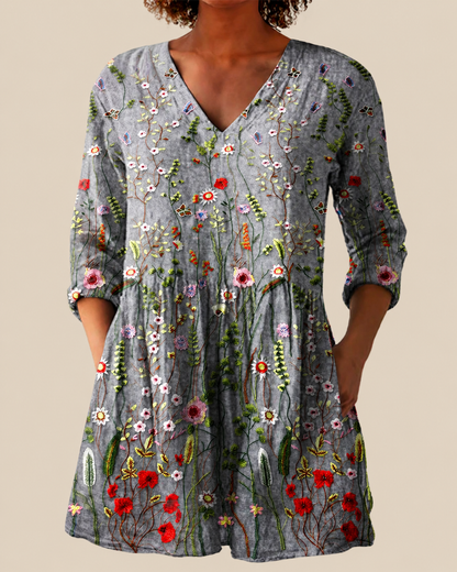 Sloane | Blusa Larga con Estampado Expressivo para Mujer