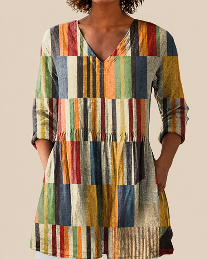 Maude | Conjunto de Jersey y Vestido Elegante con Cuello para Mujer