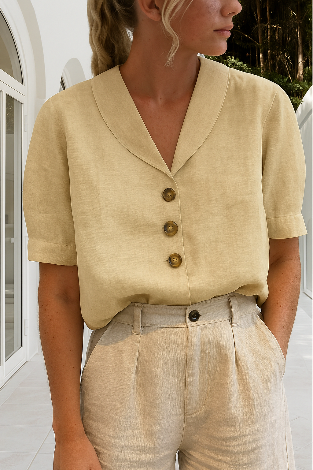 Blusa Bohemia Estampado Vintage Para Mujer - Estilo Artístico Y Femenino