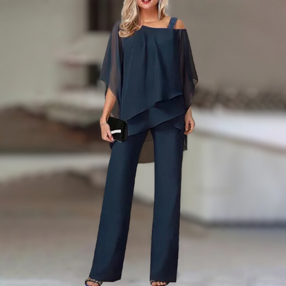 Conjunto Elegante Mujer – Fluido, Versátil y Perfecto para Cócteles o Fiestas