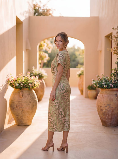 Luna | Vestido Elegante de Tejido Ligero y Fluido Verano