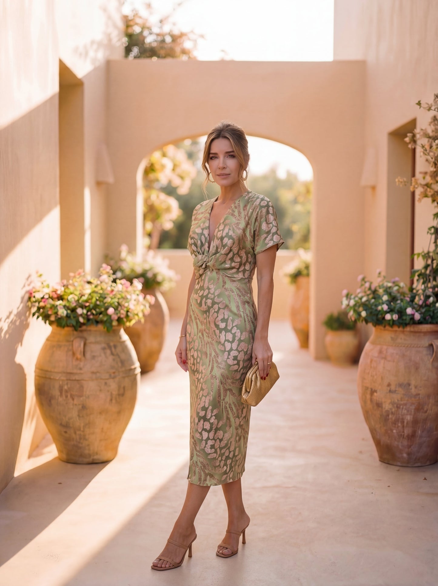 Luna | Vestido Elegante de Tejido Ligero y Fluido Verano