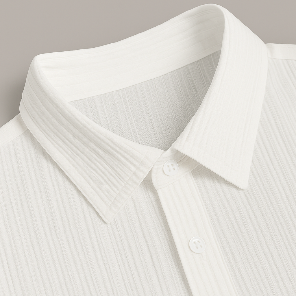 Set de lino para hombre con corte holgado, ligero y transpirable, ideal para días cálidos