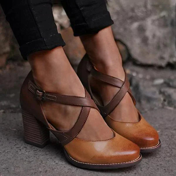 Julia | Elegantes y cómodas sandalias de piel para mujer