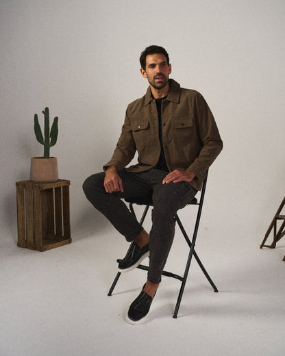Zapatos slip-on para hombre, cómodos y versátiles para uso diario