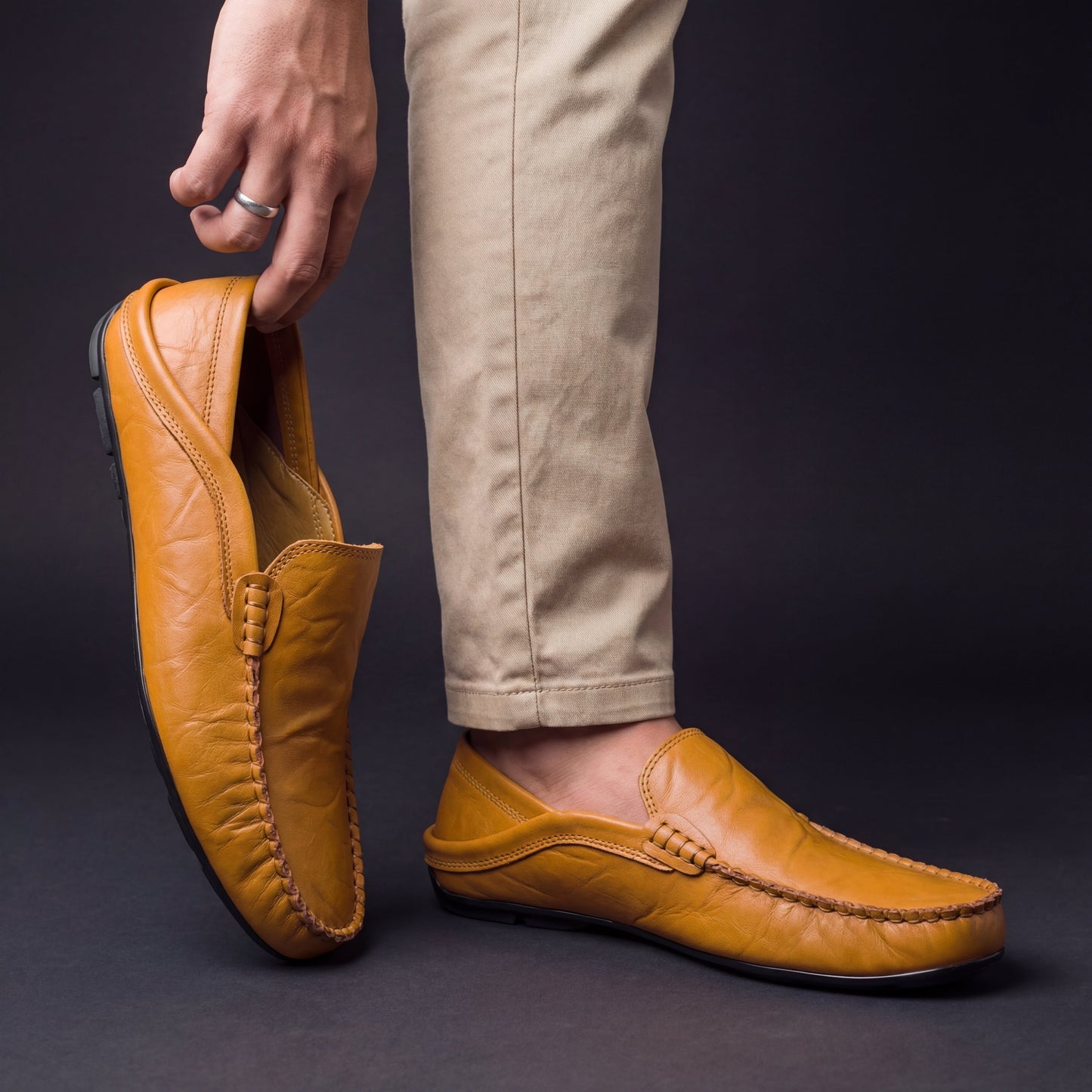 Florence | Mocasines de Piel Artesanales con Suela Flexible para Hombre