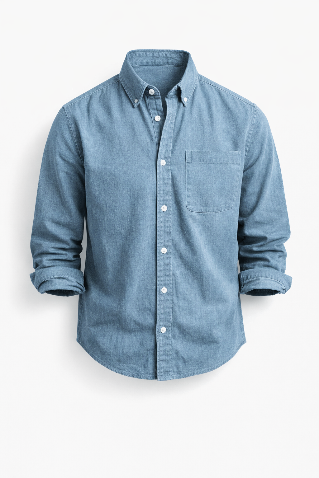 Camisa de lino con botones para hombre - fresca y elegante