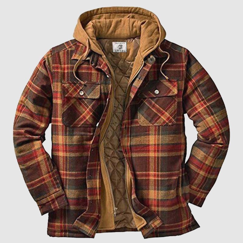 Lukas | Chaqueta de Leñador con Capucha de Dos Capas para Hombre