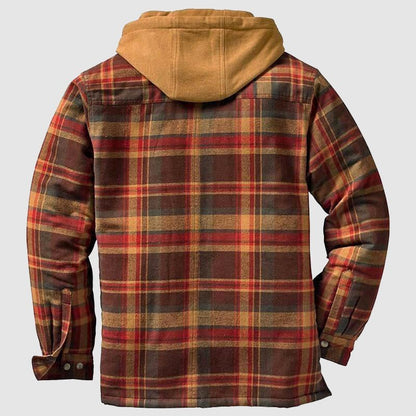 Lukas | Chaqueta de Leñador con Capucha de Dos Capas para Hombre