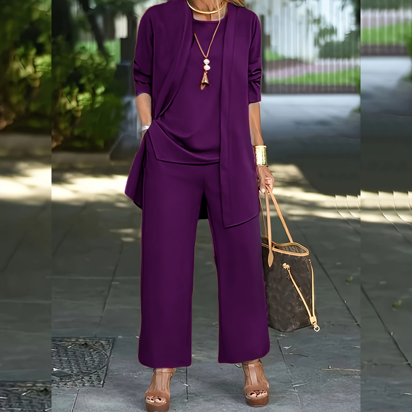 Melissa | Conjunto de Tres Piezas con Diseño Elegante de Verano