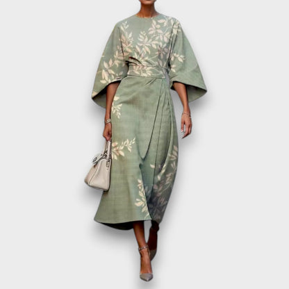 Eden | Vestido Floral Elegante con Corte Clásico para Mujer de Verano Bohemio