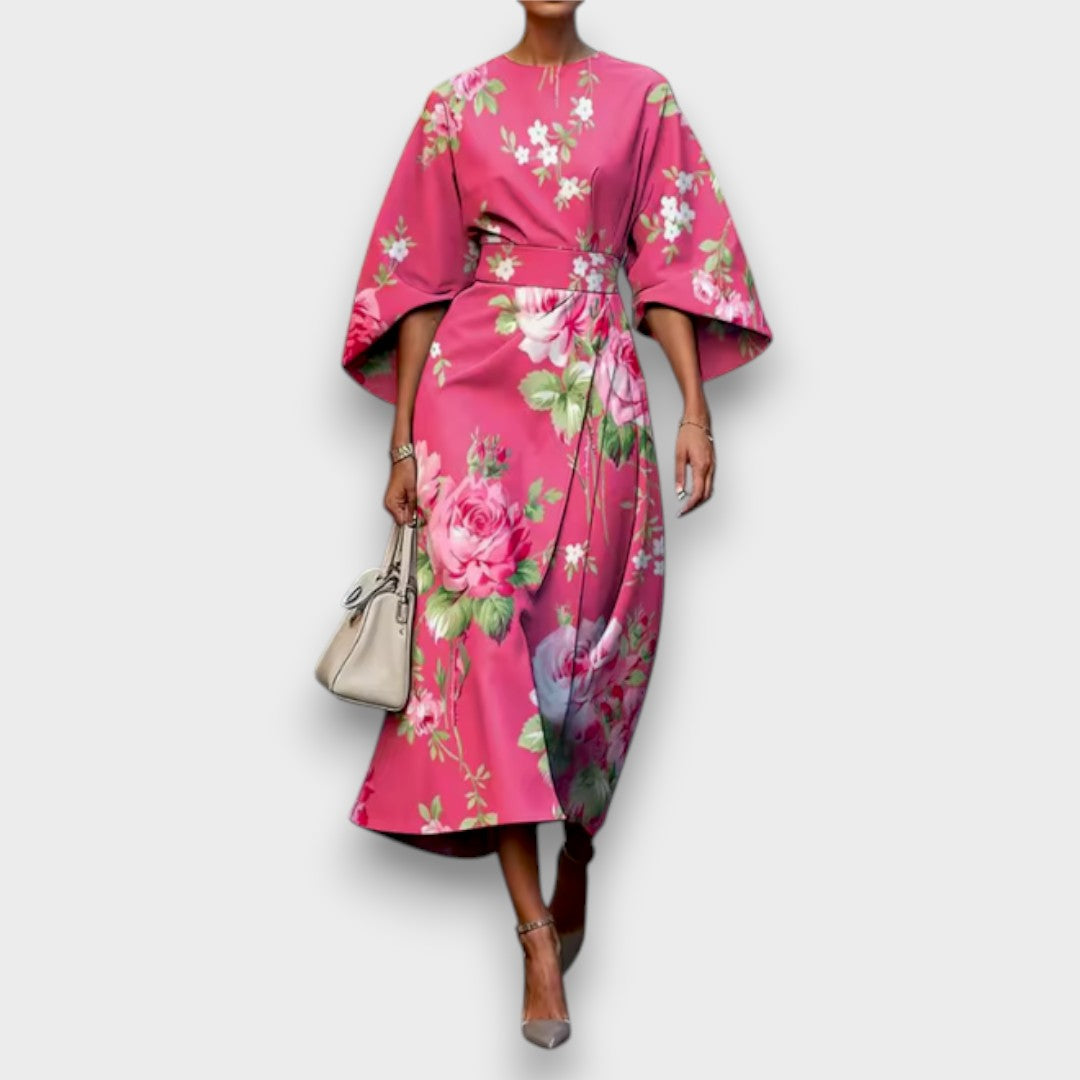 Eden | Vestido Floral Elegante con Corte Clásico para Mujer de Verano Bohemio