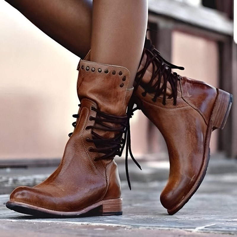Botas mujer estilosa y confortable, ideales para otoño o invierno