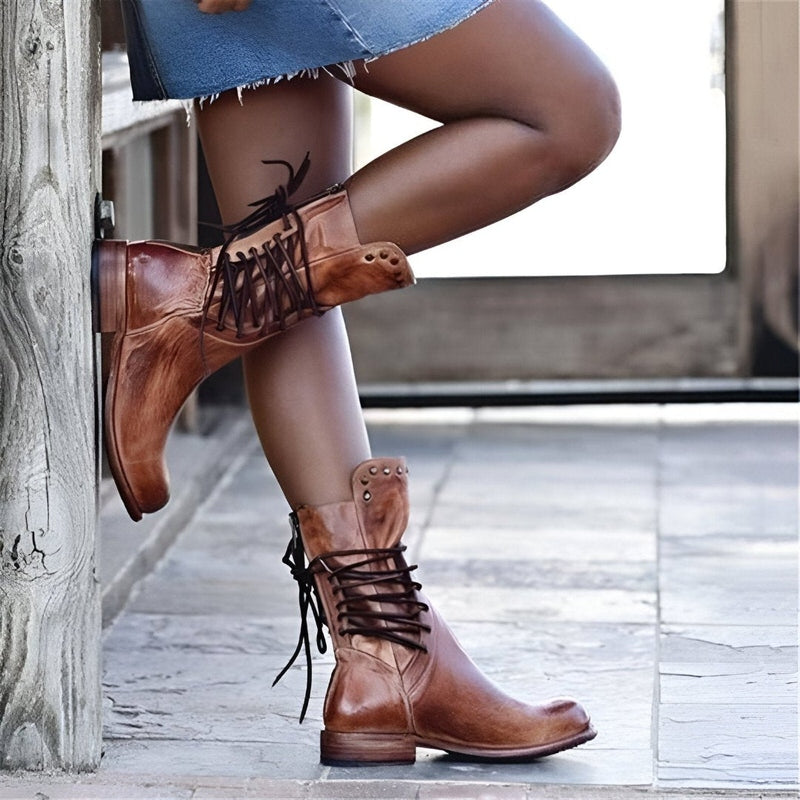 Botas mujer estilosa y confortable, ideales para otoño o invierno