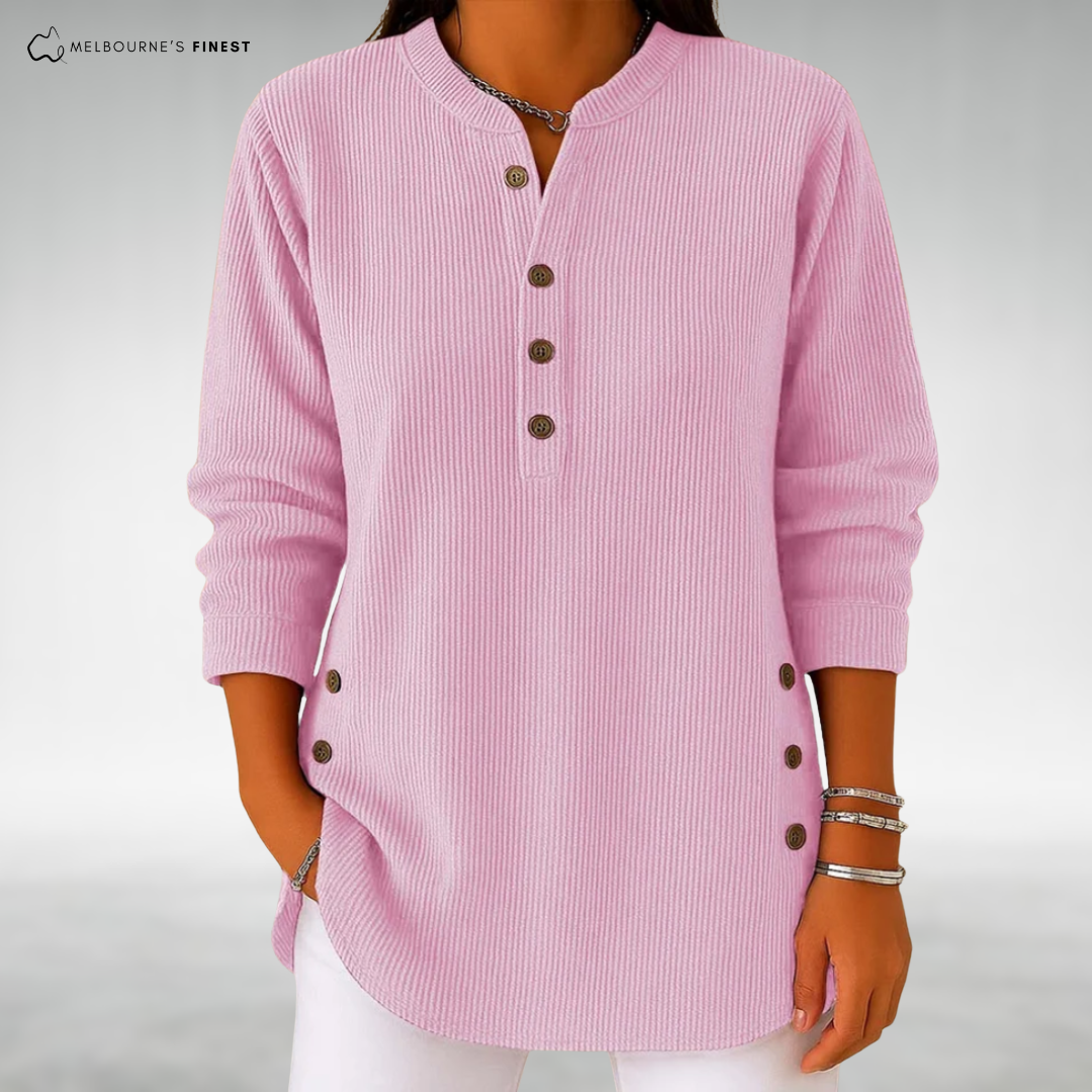Sudadera cómoda de punto para mujer - fresca y elegante