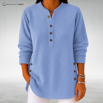 Sudadera cómoda de punto para mujer - fresca y elegante