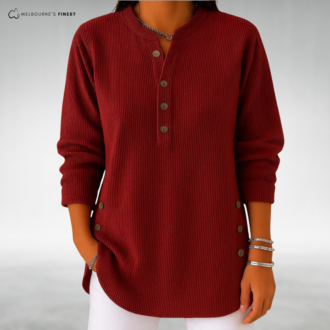 Sudadera cómoda de punto para mujer - fresca y elegante