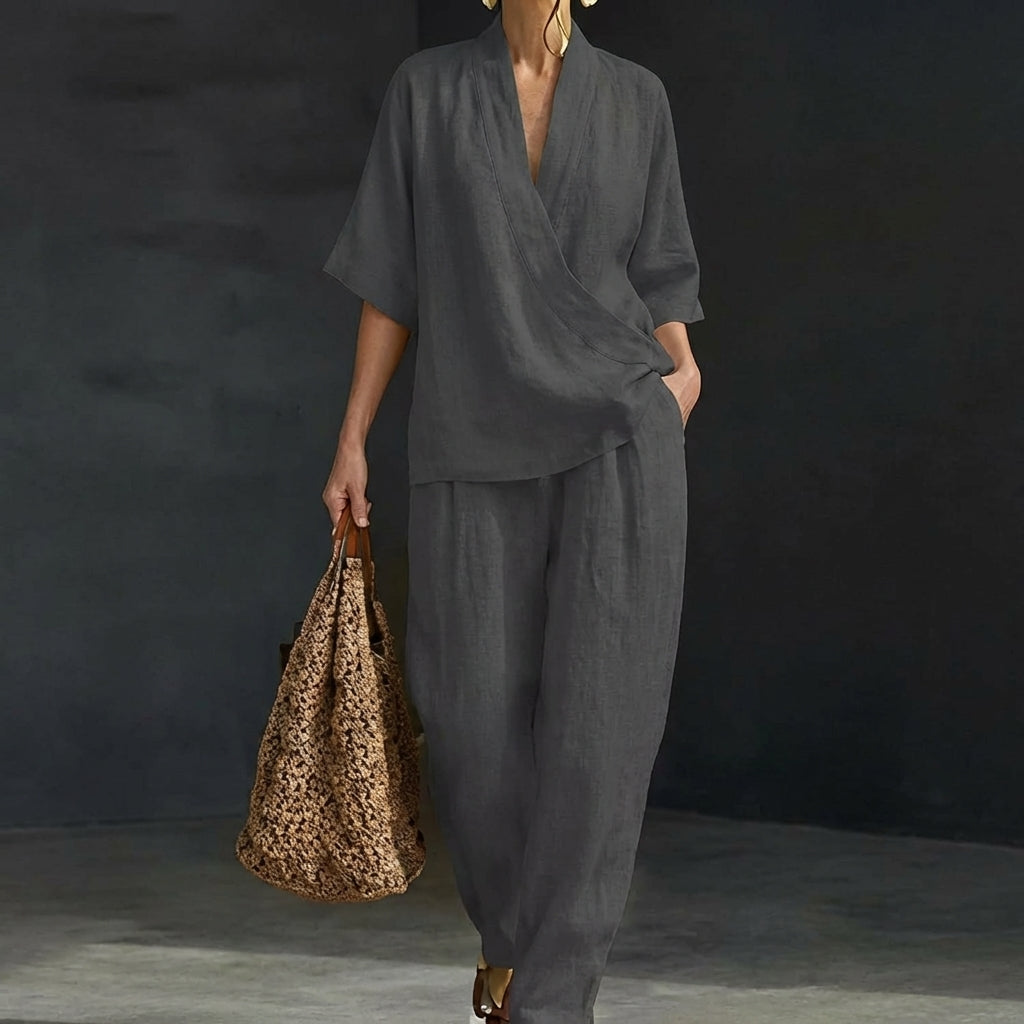Conjunto de dos piezas para mujer - elegante y versátil