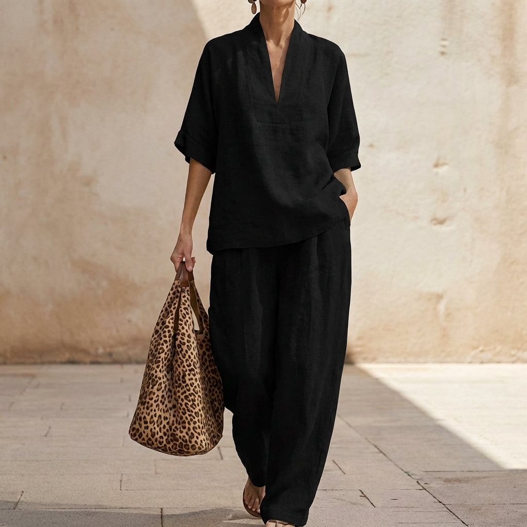 Conjunto de dos piezas para mujer - elegante y versátil