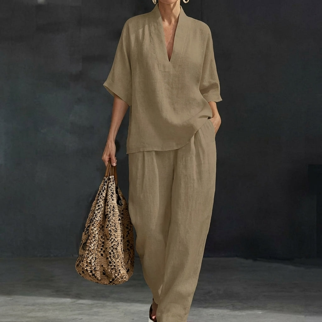 Conjunto de dos piezas para mujer - elegante y versátil
