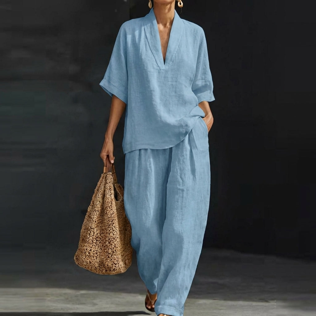 Conjunto de dos piezas para mujer - elegante y versátil