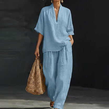 Conjunto de dos piezas para mujer - elegante y versátil