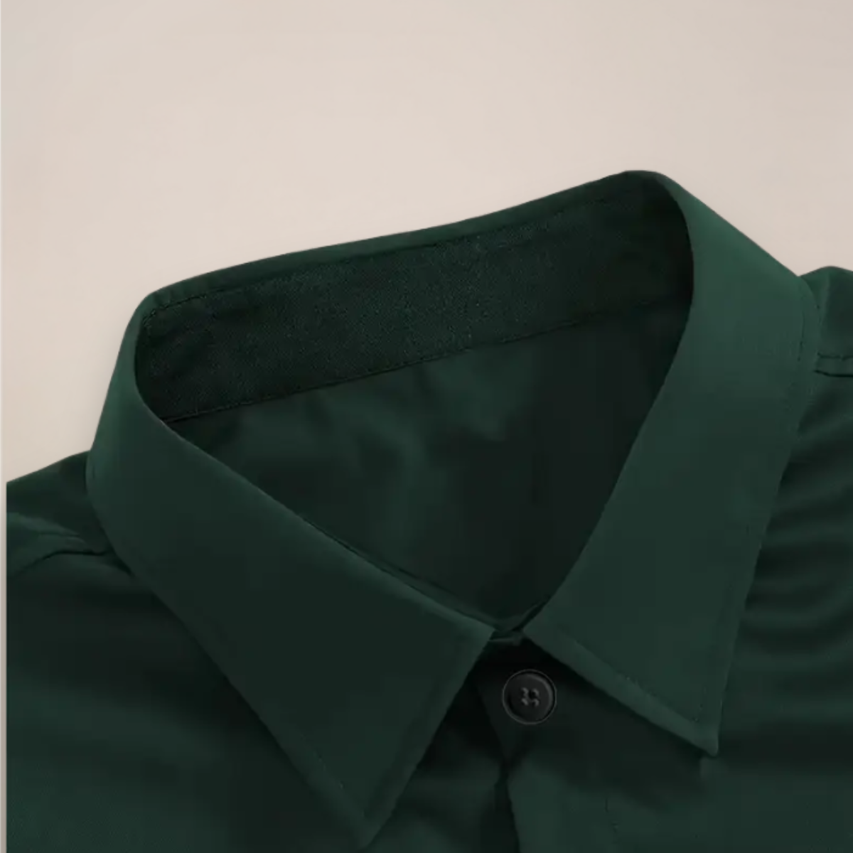Camisa de primavera ajustada para hombre con corte entallado, tejido cómodo y estilo elegante