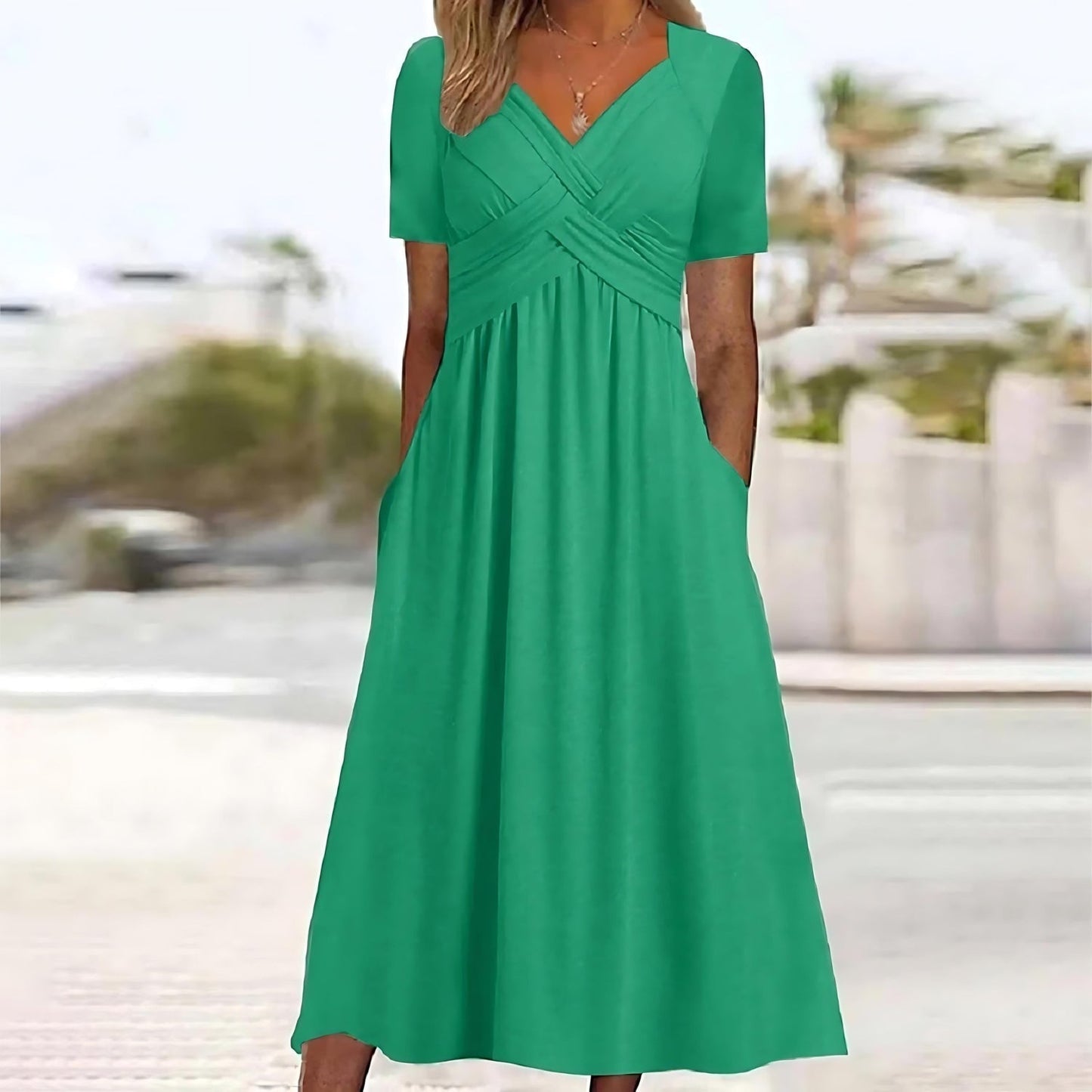 Stacey | Elegante vestido midi
