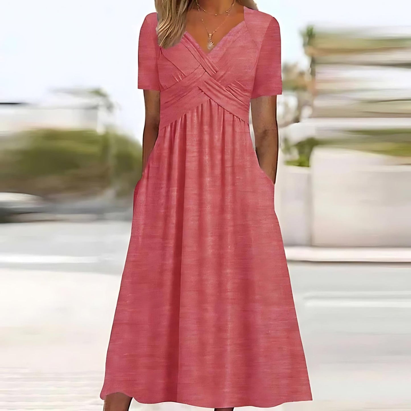 Stacey | Elegante vestido midi