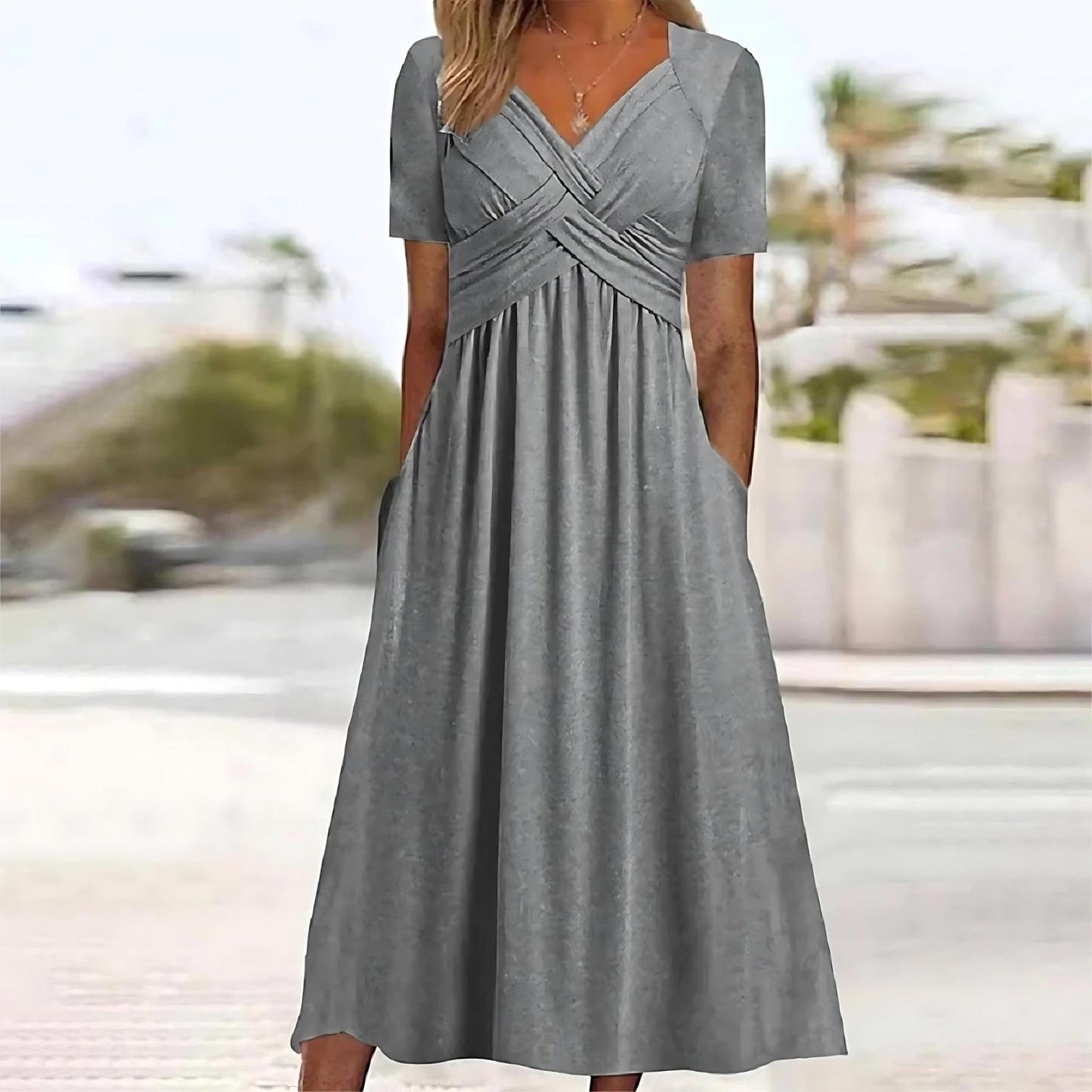 Stacey | Elegante vestido midi