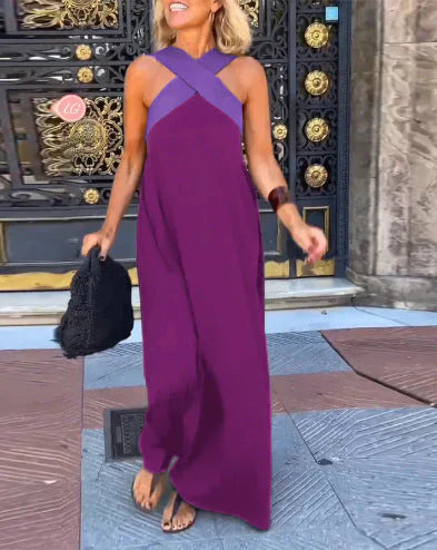 Vestido de Corte Cruzado con Estilo Elegante | Manga Larga