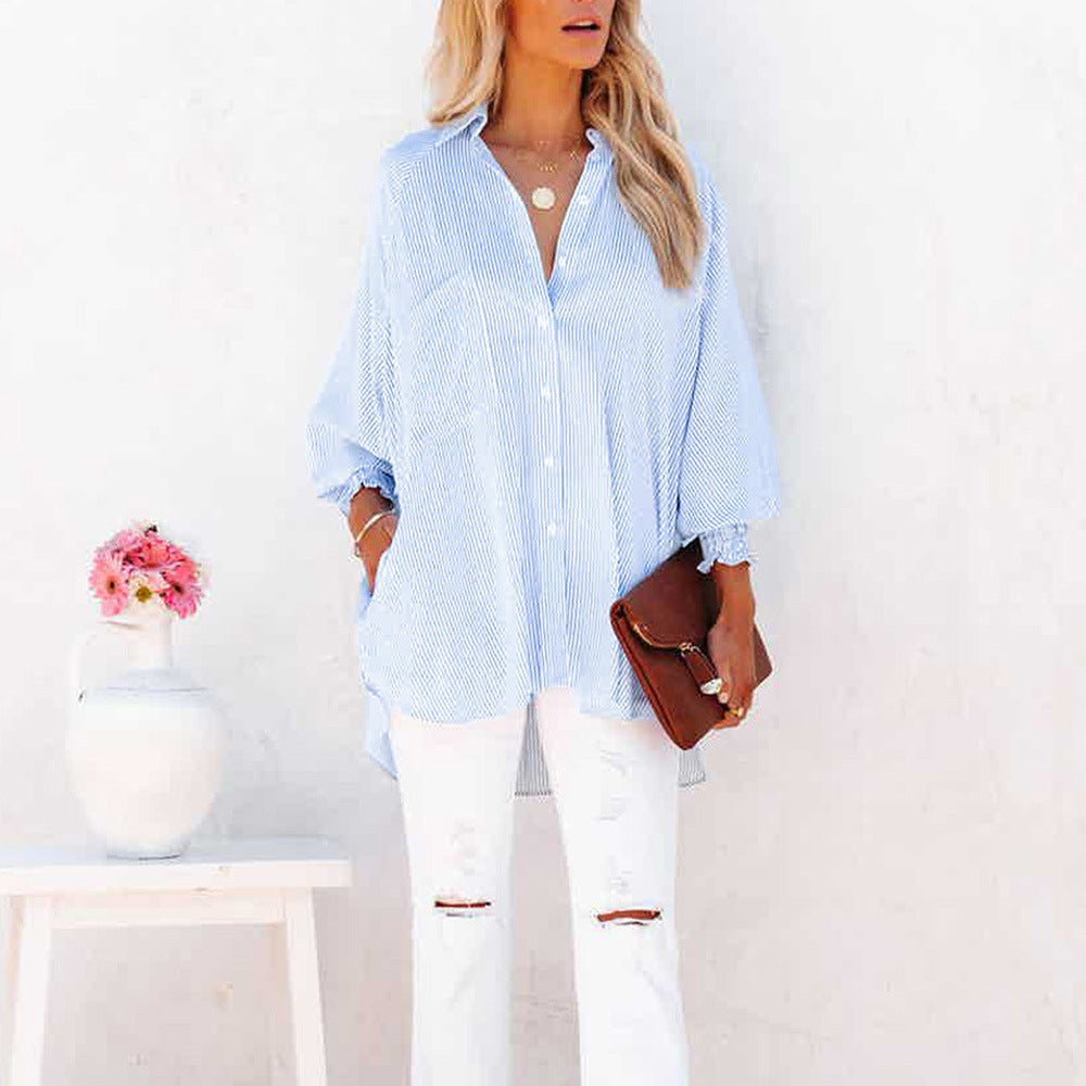 Camisa holgada de algodón para mujer, cómoda y transpirable para uso diario