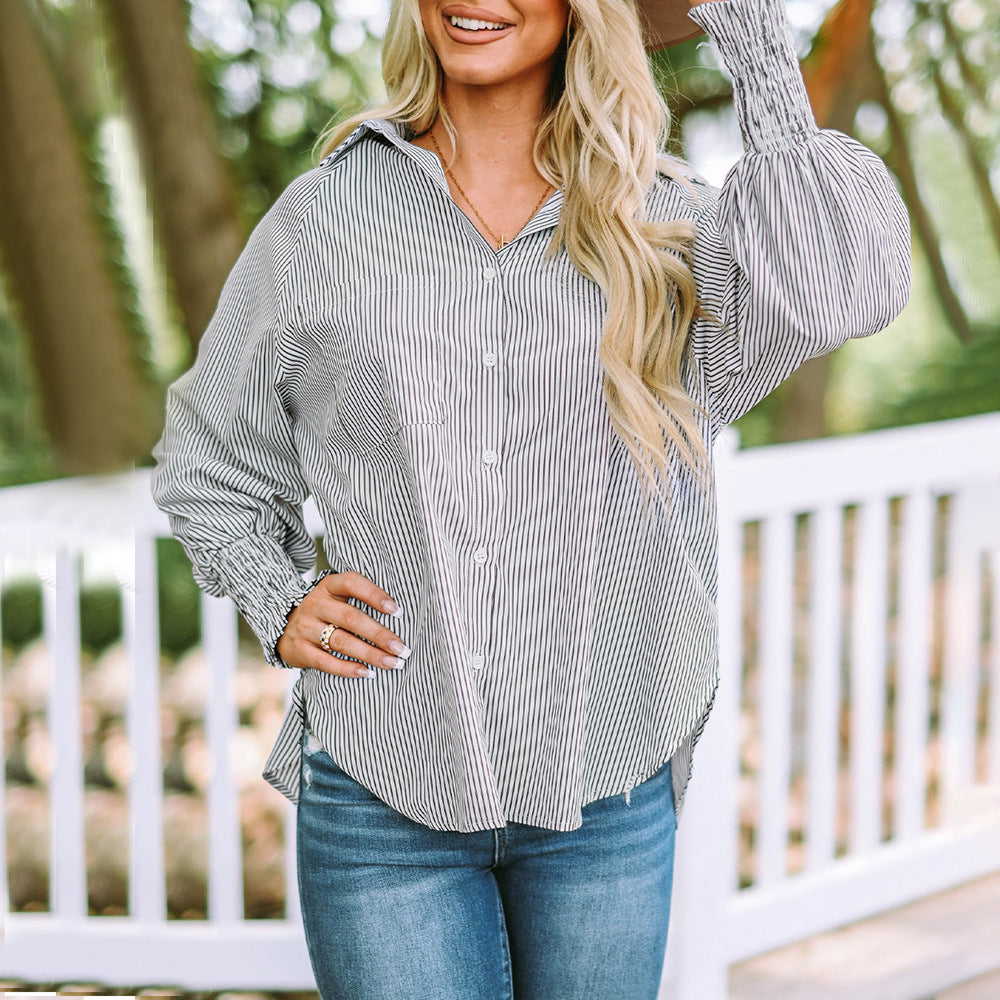 Camisa holgada de algodón para mujer, cómoda y transpirable para uso diario