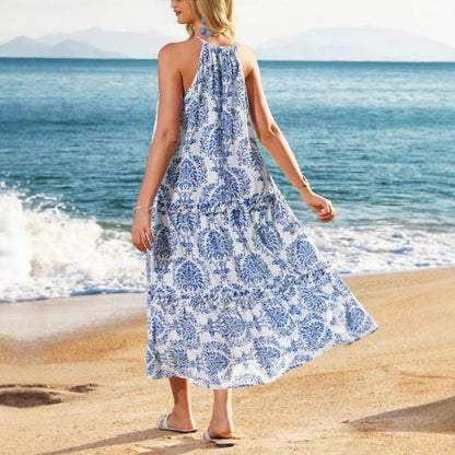 Vestido boho de tendencia para mujer, diseño fluido y femenino con estilo moderno