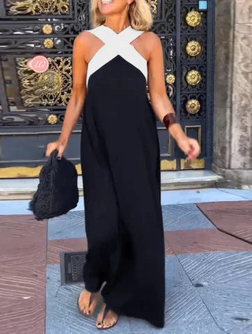 Vestido de Corte Cruzado con Estilo Elegante | Manga Larga