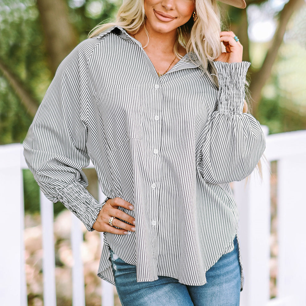 Camisa holgada de algodón para mujer, cómoda y transpirable para uso diario