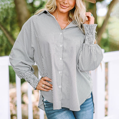 Camisa holgada de algodón para mujer, cómoda y transpirable para uso diario