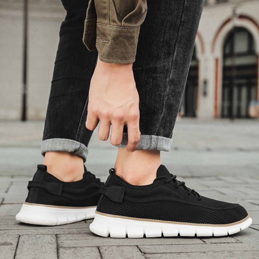 Zapatillas fly-knit premium para hombre, ligeras y transpirables para deporte o diario