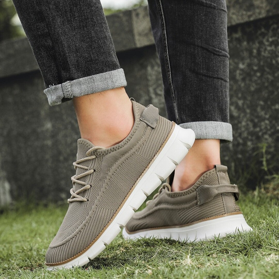 Zapatillas fly-knit premium para hombre, ligeras y transpirables para deporte o diario