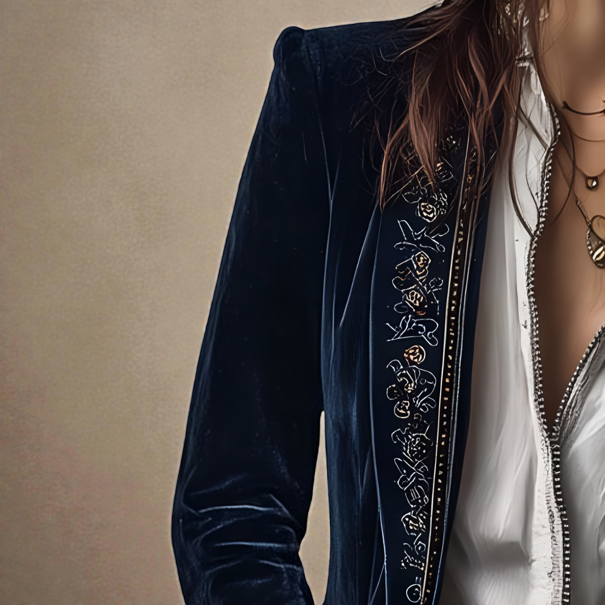 Nuria | Chaqueta de Terciopelo Elegante para Mujer