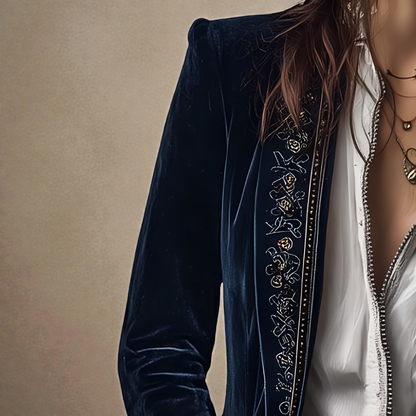 Nuria | Chaqueta de Terciopelo Elegante para Mujer
