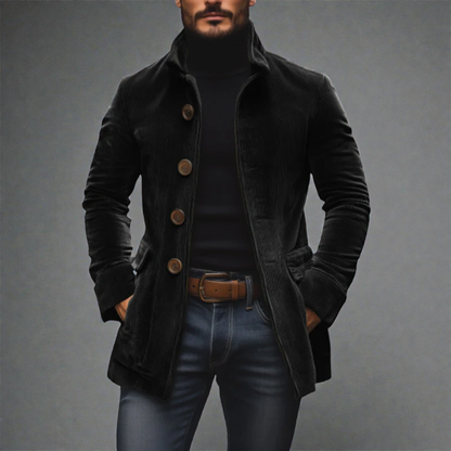 Davide | Chaleco de Terciopelo de punto Canalé para Hombre