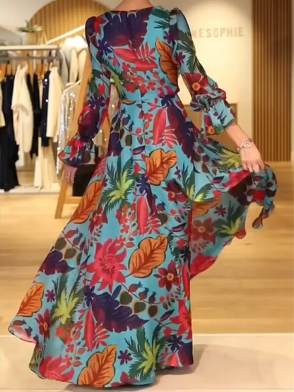 Vestido elegante con escote en V para mujer, ligero y chic para fiesta o verano