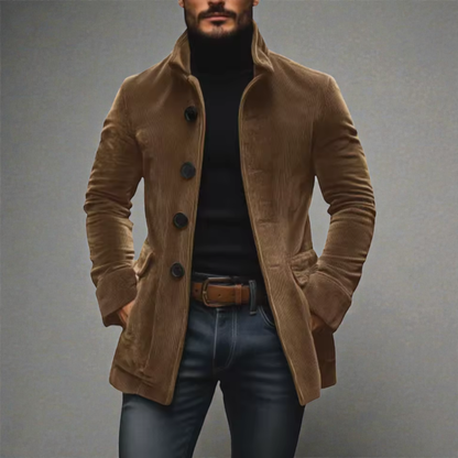 Davide | Chaleco de Terciopelo de punto Canalé para Hombre