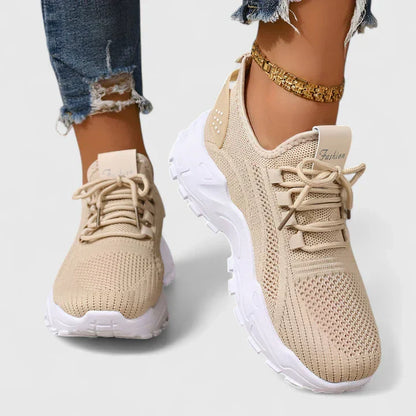 Zapatillas ortopédicas deportivas con tejido transpirable y suela ergonómica para mujer, ligeras y cómodas para caminar o diario