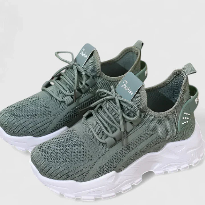 Zapatillas ortopédicas deportivas con tejido transpirable y suela ergonómica para mujer, ligeras y cómodas para caminar o diario
